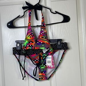 Girls Roxy bikini size 16 NWT